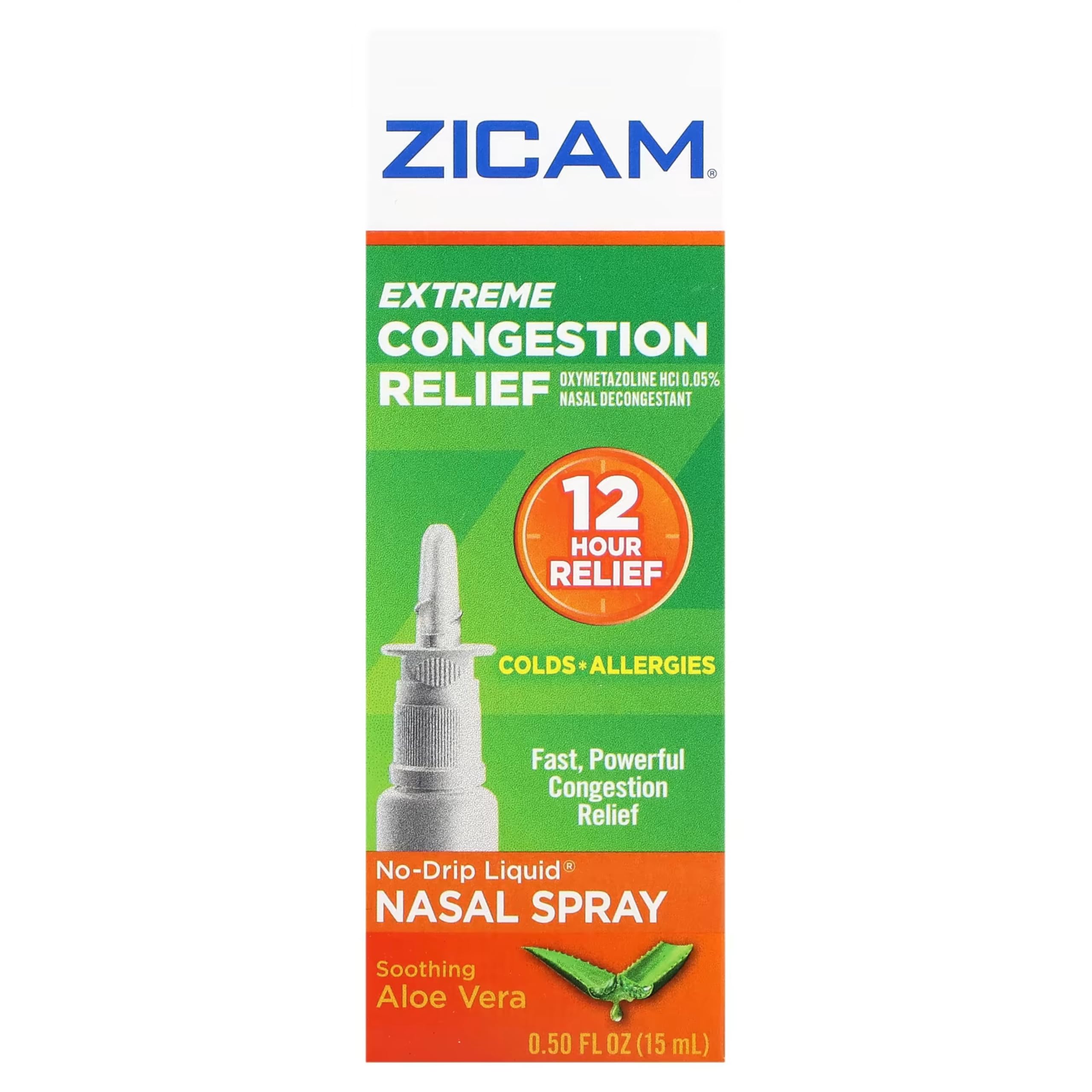Amazon.com : Zicam Extreme Congestion Relief Nasal Spray, 12 Hour